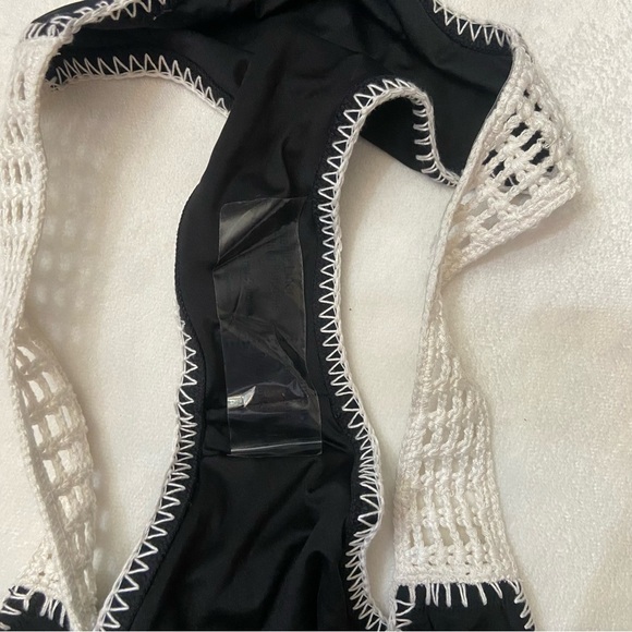 New! Victoria's Secret Archives Crochet Scuba Monokini Swimsuit 3875 - Picture 5 of 9